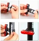 Комплект велосипедных фонарей Bike Light BK-02 Pro: Аккумуляторная LED велофара + Задний стоп-сигнал - изображение 8