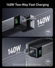 Портативный аккумулятор Anker 737 Power Bank (PowerCore 24K) 24000 мА·ч, 140 Вт (A1289011), черный - изображение 2