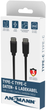 Кабель Ansmann USB Type-C to USB Type-C 60W 1.2 м Black (1700-0121) - зображення 5