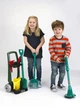 Детская коляска с аксессуарами Klein Bosch Garden Trolley для детей от 3 до 6 лет (7 игрушечных инструментов) 2751 (9002) - изображение 3