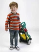 Детская коляска с аксессуарами Klein Bosch Garden Trolley для детей от 3 до 6 лет (7 игрушечных инструментов) 2751 (9002) - изображение 5