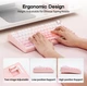Бездротова ігрова механічна клавітура AULA F75 Pink, Dream Sakura switch, 75%, Hot-Swap, RGB, 2.4GHz/Bluetooth/USB - изображение 15