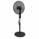 Напольный вентилятор VEN 16" 45W регулировка высоты до 120 см 3 скорости Черный - изображение 1