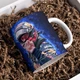 Чашка черная хамелеон с блестками матовая Формула 1 Макс Ферстаппен Max Verstappen F1 330 мл (ФО00371) - изображение 1