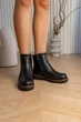 Черевики жіночі натуральна шкіра DJUS SHOES 39 (25,2 см.) 127.789 Чорні - зображення 3