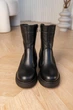 Черевики жіночі зимові натуральна шкіра DJUS SHOES 38 (24,5 см.) 70.09 Чорні - зображення 5