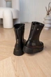 Черевики жіночі зимові натуральна шкіра DJUS SHOES 38 (24,5 см.) 70.09 Чорні - зображення 8
