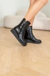 Черевики жіночі зимові натуральна шкіра DJUS SHOES 38 (25,0 см.) 70.096 Чорні - зображення 4