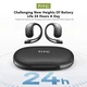 Беспроводные наушники HTC NE57 AI Translation, Bluetooth 6.0, открытые спортивные наушники с LED дисплеем и шумоподавлением - изображение 7