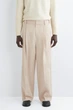 Штани чоловічі COS pleated relaxed-fit wide-leg trousers 1310975002 Eur 46 Бежевий - зображення 3