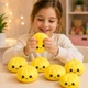 Антистресс игрушка сквиш Пельмень, 10 см, Желтый, Bun Rainbow Mystery Squishy Dumpling - изображение 4