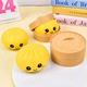 Антистресс игрушка сквиш Пельмень, 10 см, Желтый, Bun Rainbow Mystery Squishy Dumpling - изображение 5