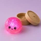 Антистрес іграшка сквіш Пельмень Glitter LED, 10 см, світиться, Рожевий (Squishy Dumpling) - зображення 9