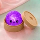 Антистресс игрушка сквиш Пельмень Glitter LED, 10 см, светящийся, Фиолетовый (Squishy Dumpling) - изображение 10