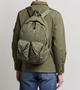 Рюкзак C.P. Company Taylon P Nylon Backpack с вышитым логотипом в цвете хаки. - изображение 2