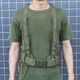 Тактическая поясная разгрузка MOLLE РПС разгрузочный военный пояс разгрузочная поясная система олива зеленая - изображение 2