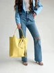 Сумка женская шоппер из натуральной кожи содержит формат А-4 ARTiS Bags 970 4827 желтая - изображение 2