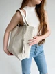 Сумка женская шоппер из натуральной кожи содержит формат А-4 ARTiS Bags 970 4816_Бежевый - изображение 7
