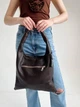 Сумка з плетеної шкіри ARTiS Bags 1787 7315-4619_Коричнева - зображення 5