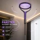 Электрическая мухобойка от комаров и мух 3-в-1 на аккумуляторе с телескопической ручкой до 106 см с поворотной головкой 90° и УФ-ловушкой - изображение 3