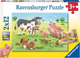Детский пазл Ravensburger «Дикие животные», 2 пазла по 24 элемента - изображение 1