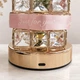 Настольная лампа ночник Lesko Rose Crystal YW-HP-MGMFP Pink в виде букета подарочный пакет - изображение 4