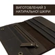 Стильный и удобный кошелек с натуральной кожи (коричневый) - изображение 4