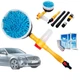 Щетка для мытья авто с подключением к шлангу Water Blast Cleaner Roto Brush MAG-764, вращающаяся - изображение 2