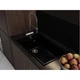 Кухонная мойка MIRAGGIO LAGOON 760 761x461 черная прямоугольная с крылом - изображение 5