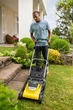 Газонокосарка акумуляторна Karcher LMO 4-18 36В 37 см пластик чорна з жовтим - зображення 7