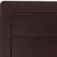 Гранитная мойка для кухни Zerix ZS-6550S-12 645x495 накладная, прямоугольная, коричневая (ZX4544) - изображение 3