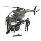 Игровой набор ELITE FORCE многоцелевой вертолет MH-6 с мотоциклом и фигурками 10 см - изображение 3