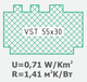 Теплоізоляційний підставочний профіль VSThermo VST 55x30 1185 мм - зображення 7