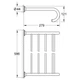 Полиця для рушників у ванну Grohe Essentials Authentic (40660001) - зображення 4