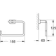 Кільце для рушника Grohe Essentials Cube New (40510001) - зображення 3