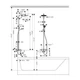 Hansgrohe Crometta S 240 Душевая система для ванны, хром (27320000) - изображение 5