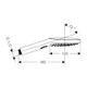 Ручний душ Hansgrohe Raindance Select E 120 3jet, brushed black (26520340) - зображення 4
