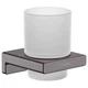 Склянка підвісна Hansgrohe AddStoris, Brushed Black/скло (41749340) - зображення 1