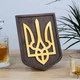 Герб Украины темный (Тризуб настенный/настольный) 27*20 см 21 Гранд Презент 21 - изображение 1