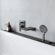 Шланг для лійки Hansgrohe SBox Square 1,45 м виразний в борт ванни, Brushed Black (28010340) - изображение 2