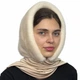 Платок норковый Меховой Стиль Ракушка Жемчужный (002/C) - изображение 1