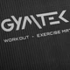 Широкий килимок для йоги та фітнесу Gymtek NBR 1.5 см Чорний (5907766660200) - зображення 4