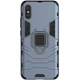 Ударопрочный чехол Transformer Ring for Magnet для Xiaomi Redmi 9A Серый / Metal slate Без бренда - изображение 1