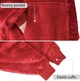 Плед Толстовка c Капюшоном и Руковами Huggle Hoodie 3-в-1 размер универсальный, бордовый (ma153bordo) - зображення 4