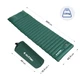 Надувний матрац для кемпінгу Outtec Pillow TPU O-42638 200 x 66,5 см з подшкою Зелений (5905884426388) - зображення 13