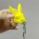 Декоративный брелок «Кролик» из PLA-пластика для ключей, сумки и рюкзака 43 мм, жёлтый - изображение 9