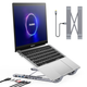 Док-станция Choetech 7-in-1 USB-C to HDMI + USB-C + SD/TF + 2xUSB-A + USB-C PD 100W Silver (HUB-M57-GY) - изображение 4