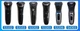 Блок у зборі сумісний із PHILIPS серії Series 1000 або 3000 (S1000, S2000, S3000) філіпс (S3101 3102 3103 3201 3202 3203 3205 3206 4301 4303) Чорний - зображення 3