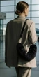 Подушка-чехол для ручной клади в самолет | Сумка для одежды | Travel Pillow Bag 79×18 см, с ремнями, черная - изображение 5