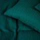 Съемный чехол для подушки MirSon Pique №10-05 Arrowline Emerald 40х60 см (2200013811695) - изображение 1